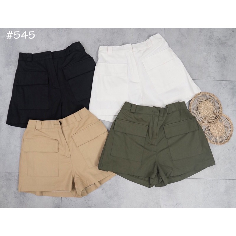 Quần Short Túi Trước 4 Màu [ẢNH TRẢI SÀN]