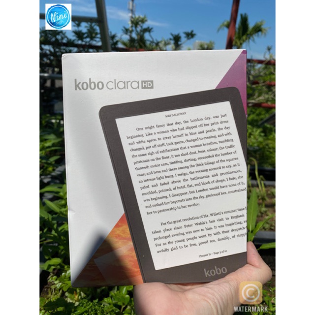 Máy đọc sách Kobo Clara HD new nguyên seal bảo hành 1 năm ( phân loại tạm glo hd vì shopee chưa có mục cho clara hd)