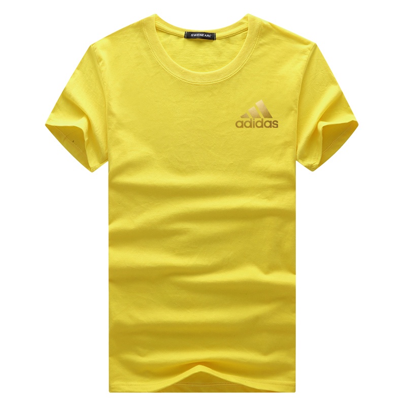 Áo Thun Thể Thao Adidas Tay Ngắn Cổ Tròn Chất Liệu Microfiber Có Size Từ M-5Xl Dành Cho Nam Giới