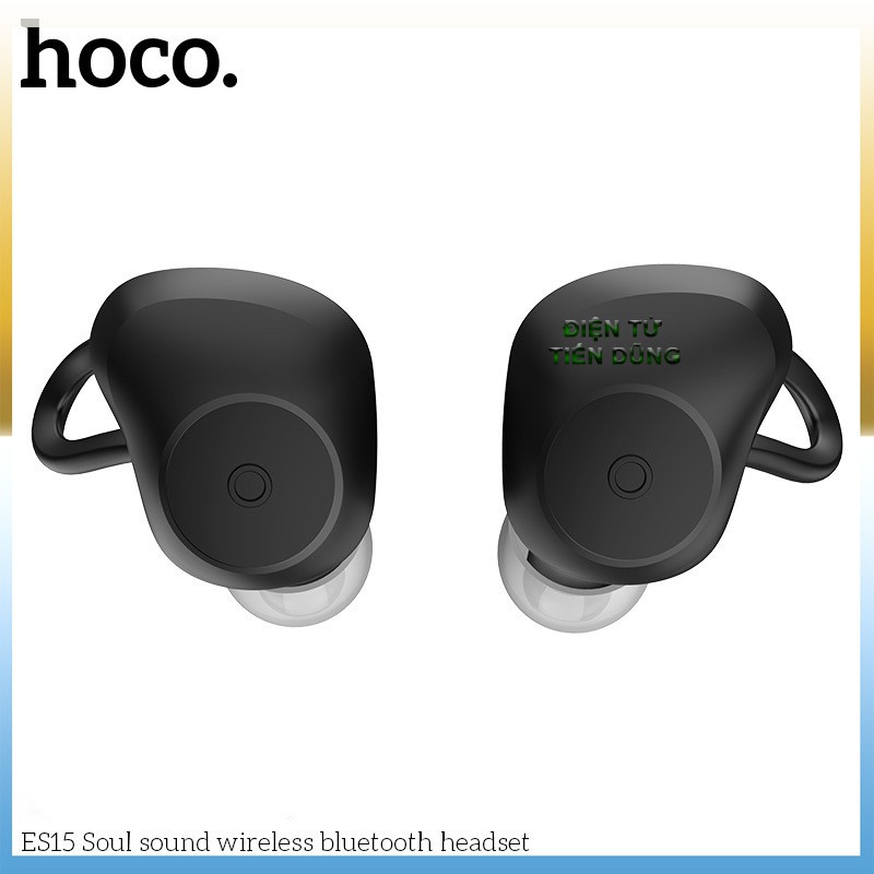 Tai nghe Hoco ES15 có đốc sạc - tai nghe chính hãng vơi tai nghe bluetooth v5.0- Tai nghe chống nước Ipx4