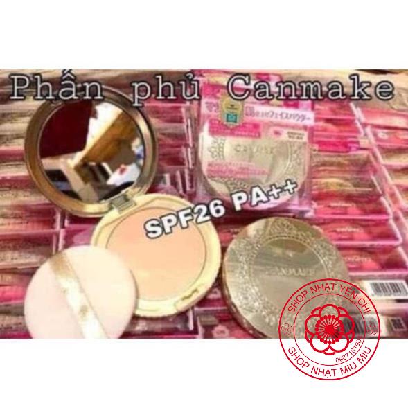 (Mẫu mới 2021) Phấn phủ Canmake Powder Nhật Bản