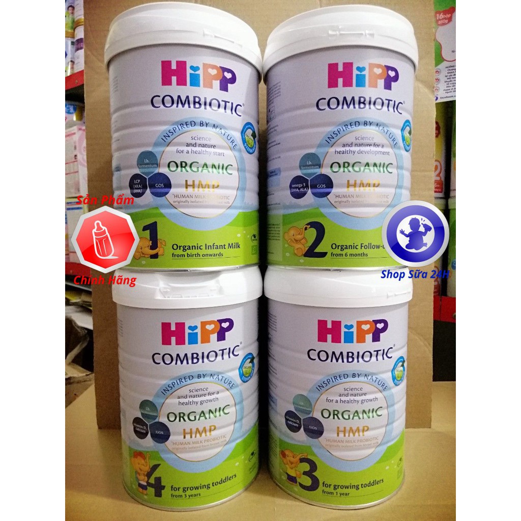 Sữa HiPP ORGANIC HMP Mẫu Mới Số 1 800g