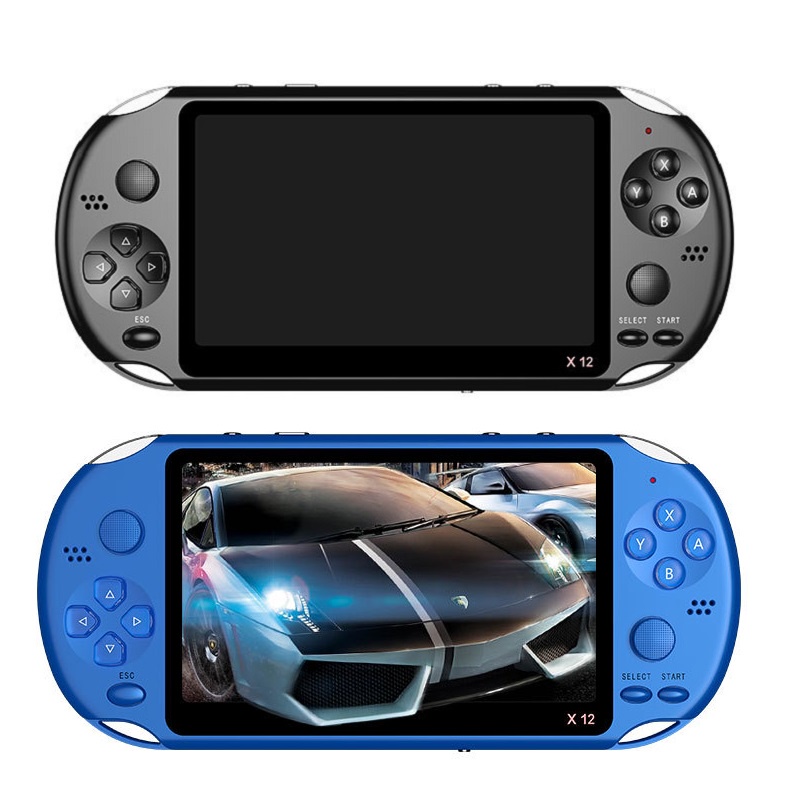 Máy chơi game cầm tay X12 PLUS Bản Nâng Cấp Màn Hình 7.1 inch FULL HD Pin 2500 mAh Tích Hợp 10000 Games - BH 12 Tháng