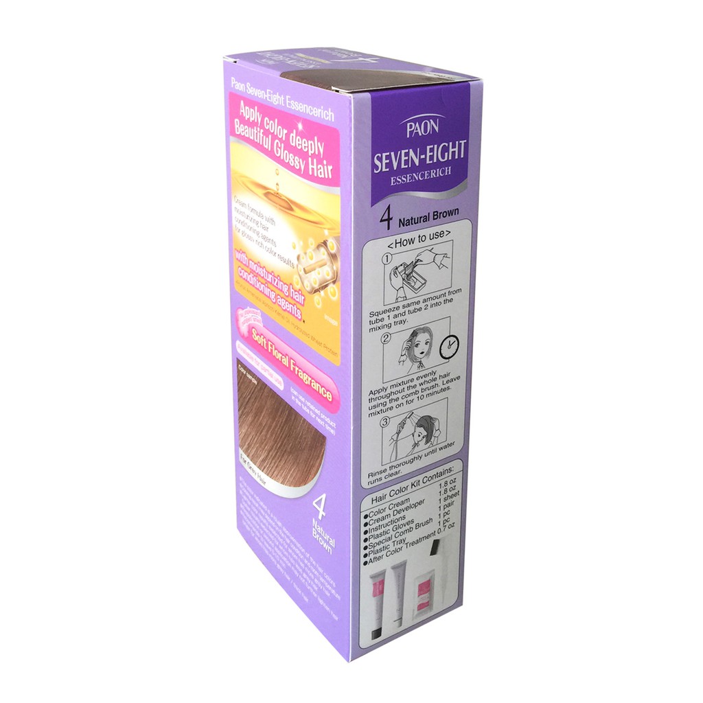 Nhuộm phủ bạc dưỡng chất Seven Eight ESSENCERICH Hair Color 4 (50g + 50g) Nhật Bản | BigBuy360 - bigbuy360.vn