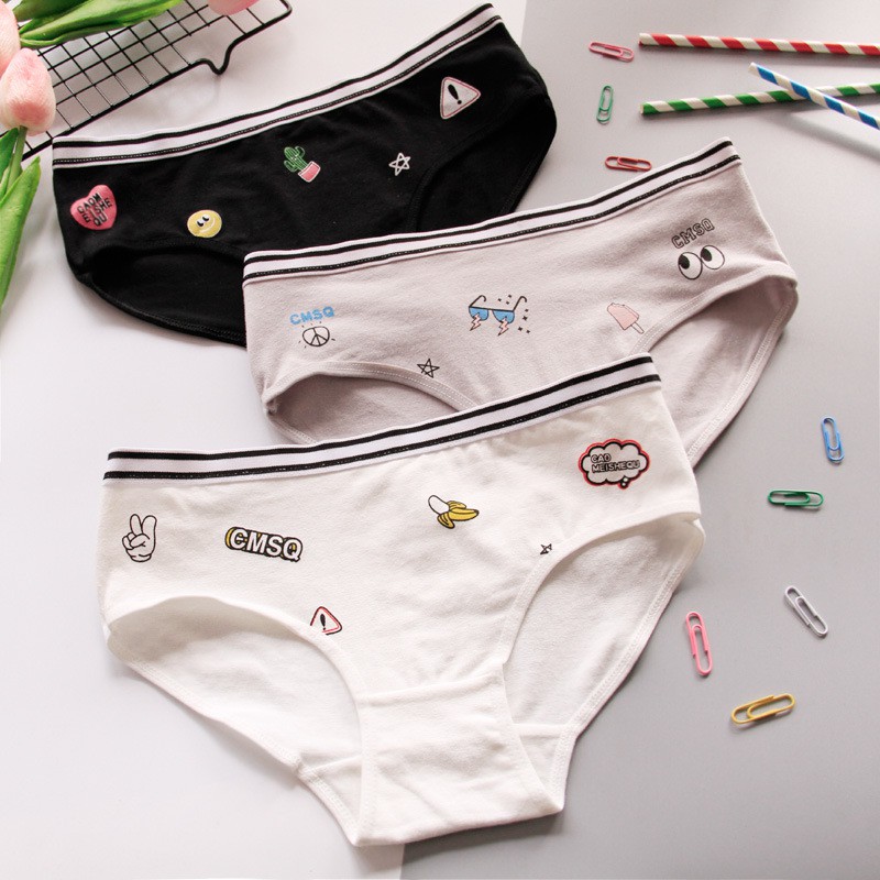 Quần Lót Nữ Cotton CMSQ Phiên Bản Hoạt Hình Hàn Quốc ( QL : 170 ) Hàng Loại Đẹp.