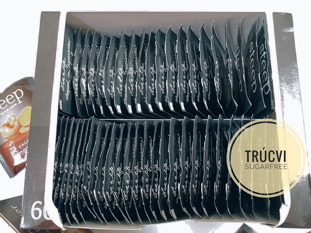 Set 5 gói Trà Chanh Gừng túi lọc organic không đường Steep