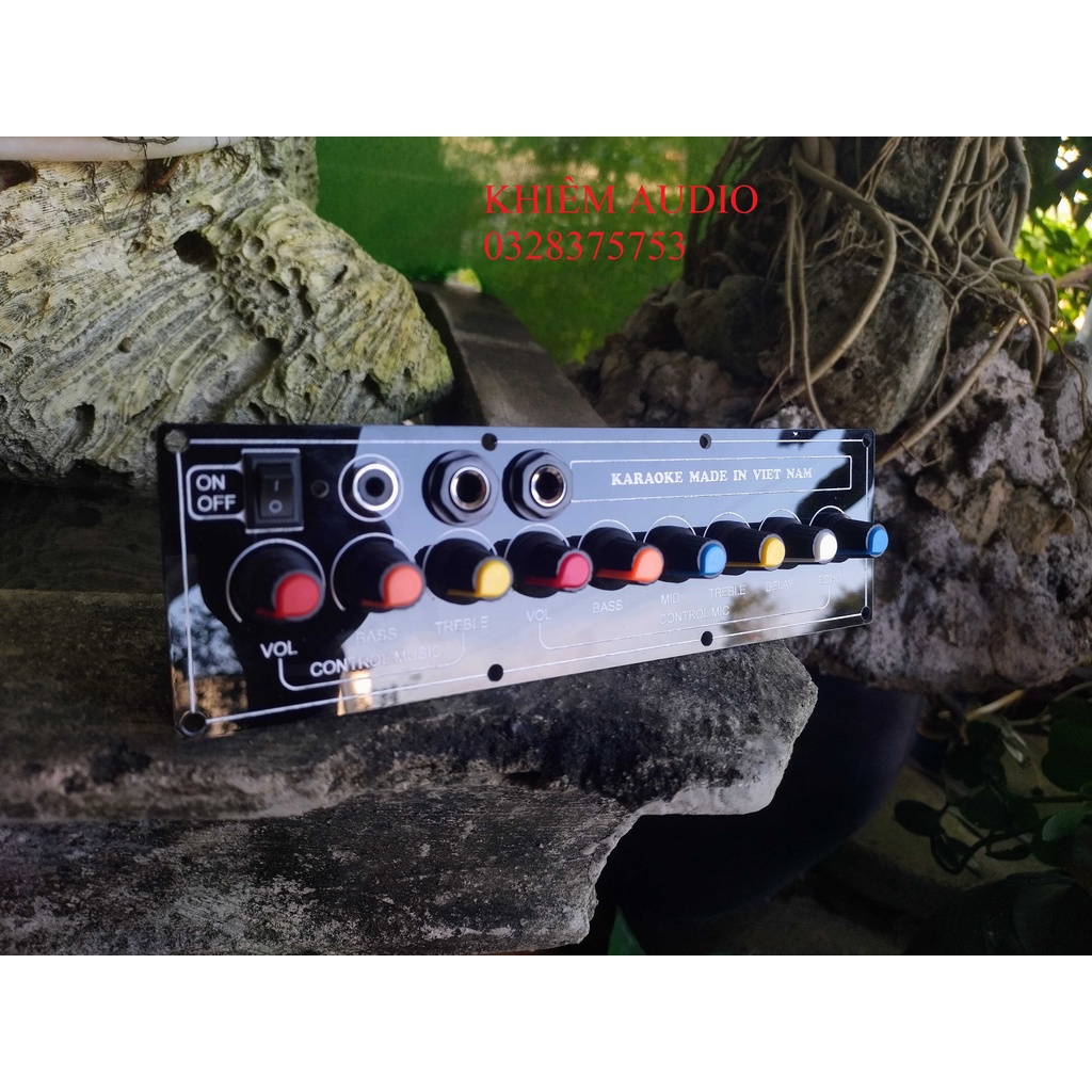 Mạch karaoke control 9 nút,11 nút nguồn đơn, echo siêu hay bản V2