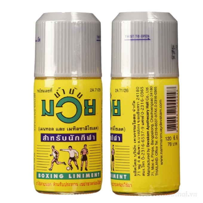 [ġiảm ƌau] Dầu xoa bóp Namman Muay Boxing Liniment Thái Lan