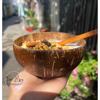 Combo Bát Trộn Gáo Dừa Handmade The Moon