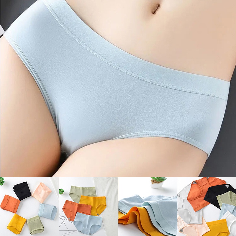 Quần lót lưng vừa thoải mái họa tiết tổ ong dễ thương