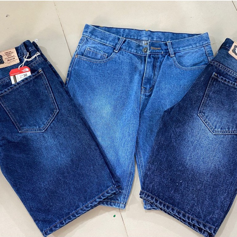 Quần Short Jeans Nam Form Chuẩn - Quần Jean Ngố Nam Cao Cấp | BigBuy360 - bigbuy360.vn