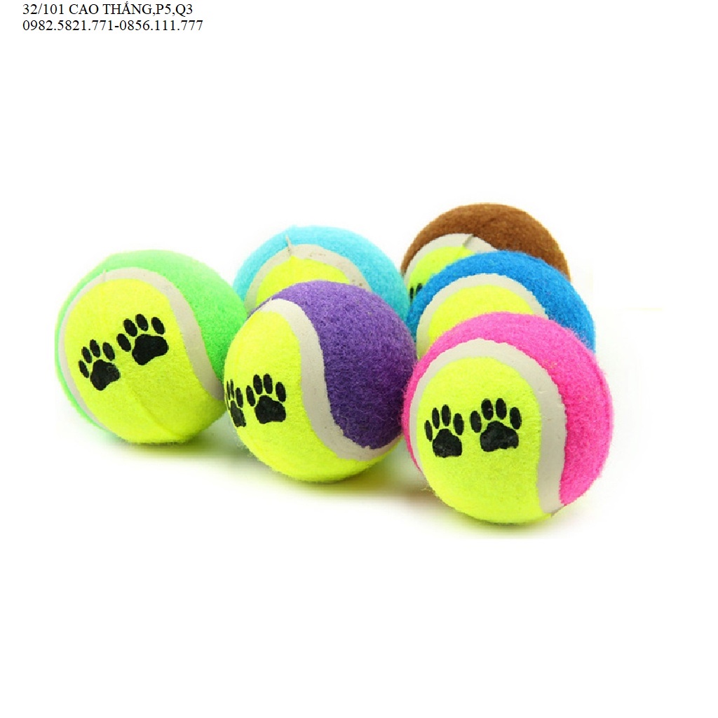 Bóng tenis đồ chơi cho chó mèo
