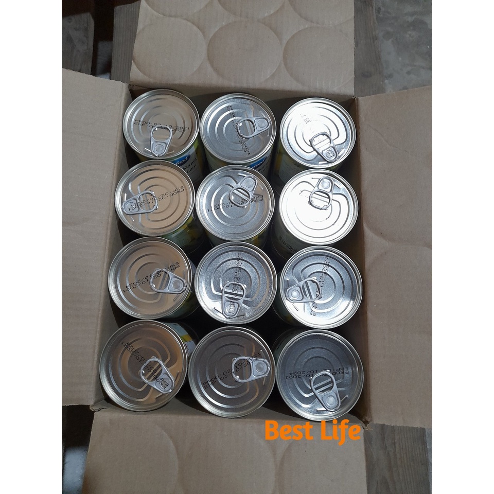 Ngô ngọt nguyên hạt nhãn hiệu RIver Kwai 410g dùng trực tiếp hoặc dùng để làm món ngô chiên