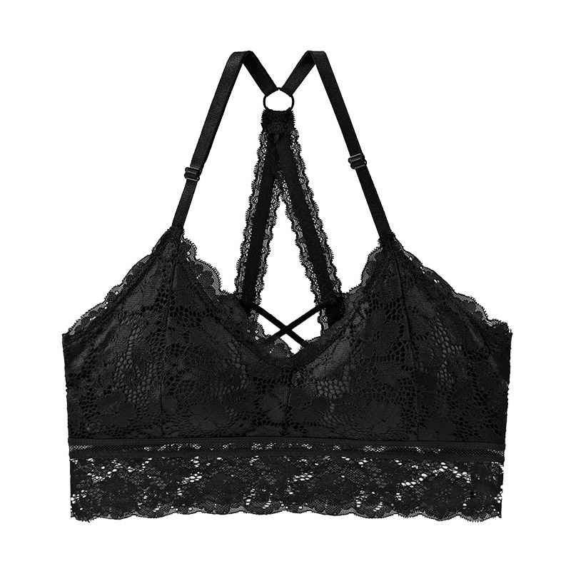 Áo lót ZXYOUPING màu trơn hở lưng phong cách gợi cảm