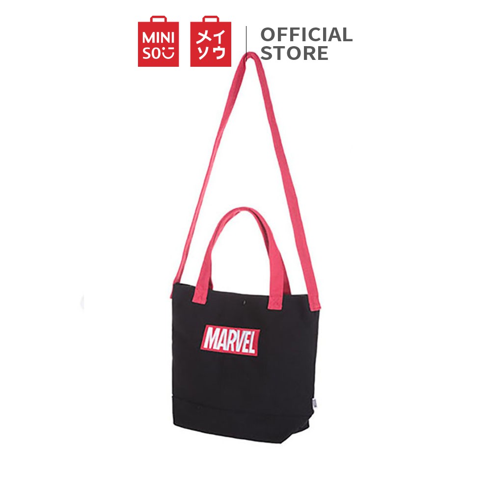 [Mã MINI11FFF giảm 5% đơn 150K] Túi đeo chéo Miniso hình Marvel (Đen) - Hàng chính hãng