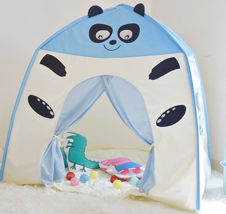 Lều Chơi Teepee Cho Trẻ Em Lều Vải Bạt Pháo Đài Hoạt Hình Dễ Thương