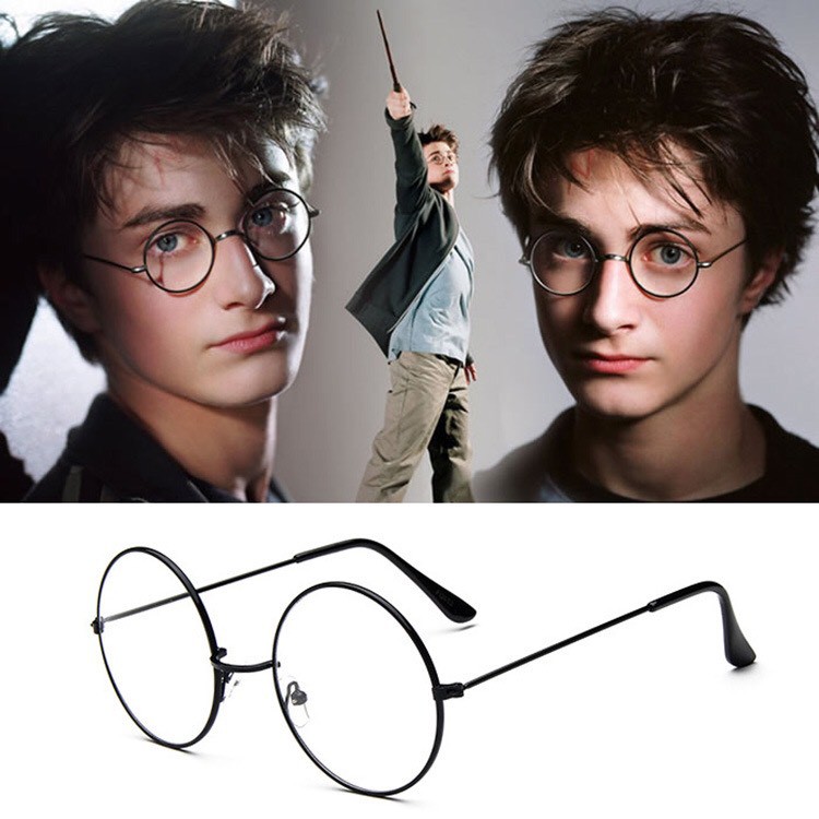 Kính Mắt Harry  Potter Ullzang 0 Độ Phong  Cách Hàn Quốc - Gọng Kim Loại - MÃ 103