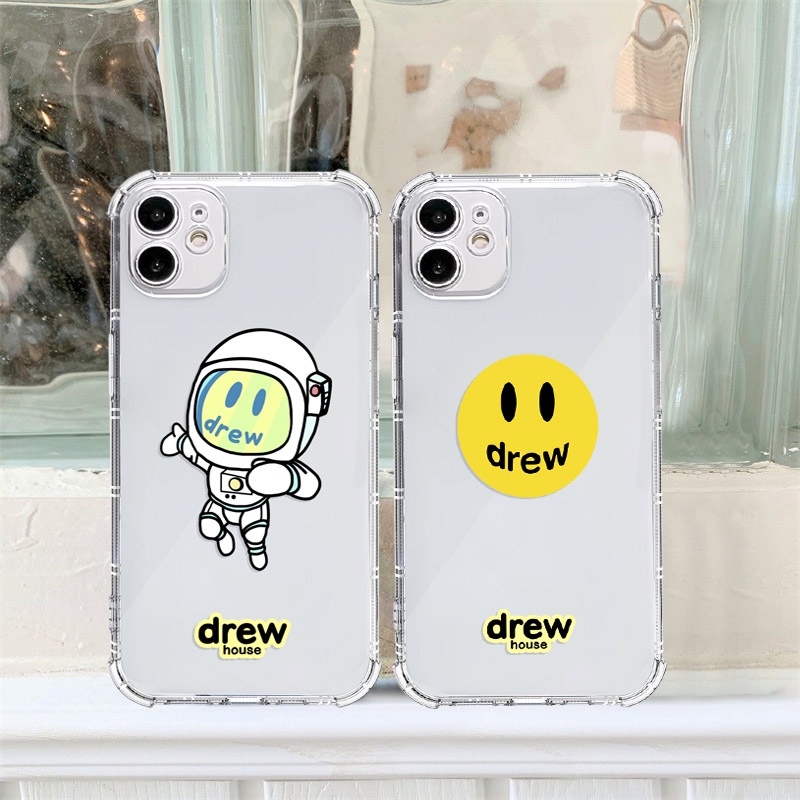 Ốp iphone Drew house trong suốt chống sốc cho iphone 14 13 pro max 11 12 promax mini 6 6s 7 8 plus x xr xs se 2020
