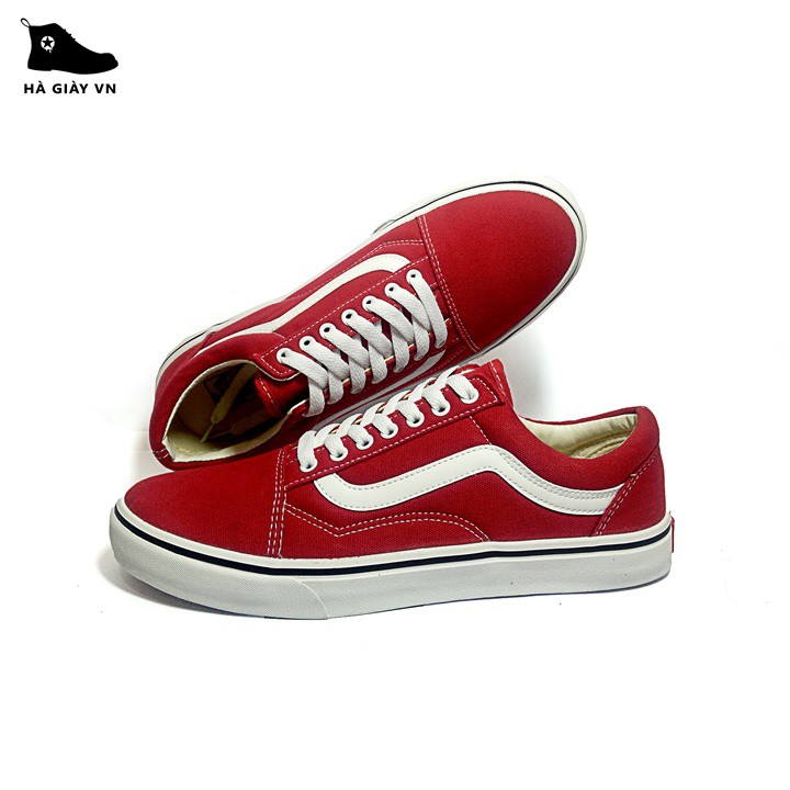 Giày sneaker van old skool đỏ full box đủ size
