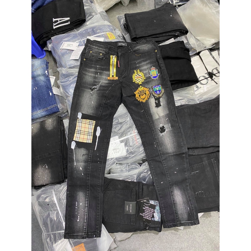 FREE SHIP  [FREE SHIP] Quần Jean AMIRI mix khoá - Quần Jean DSQ max đẹp - Quần Jean LV siêu đỉnh | BigBuy360 - bigbuy360.vn