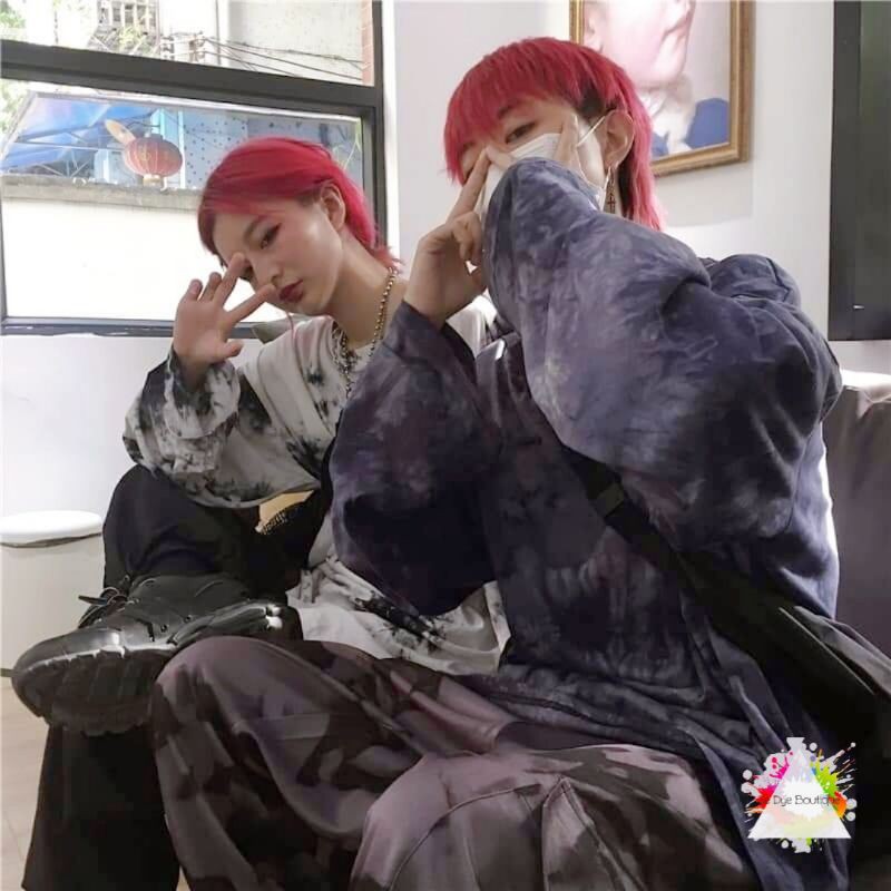 Áo tay dài loang màu Unisex chất lừ - Sweater Tie Dye 🎩