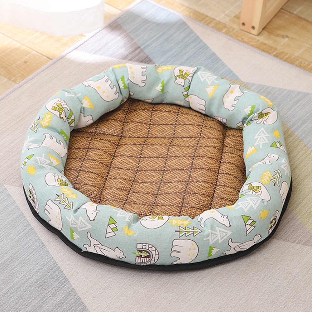 WA Làm mát mùa hè cho thú cưng Ice Pad Cún con Ngủ giường Thảm cho chó mèo Ghế sofa cắm trại có thể ăn được Thảm yoga F