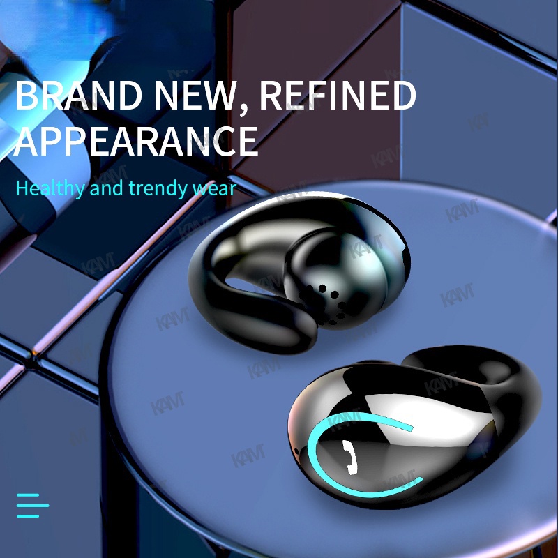 Tai Nghe Bluetooth Không Dây Kam Yx08 TWS V5.1 Chống Ồn Thiết Kế Kẹp Tiện Dụng
