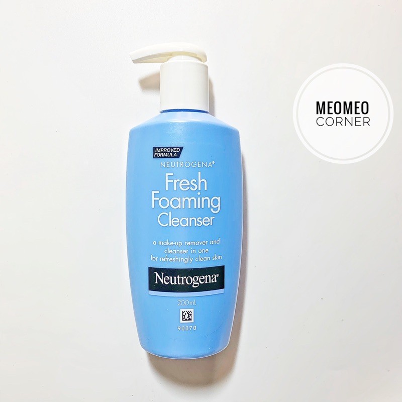 Sữa rửa mặt Neutrogena tạo bọt Fresh Foaming Cleanser / dịu nhẹ Extra Gentle Cleanser 200ml