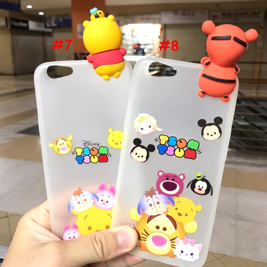 Ốp Điện Thoại Mềm Hình Tsum Tsum Peek Phát Sáng Cho Samsung J2 Prime J5 Prime J7 Prime J3 Pro J5 Pro J7 Pro