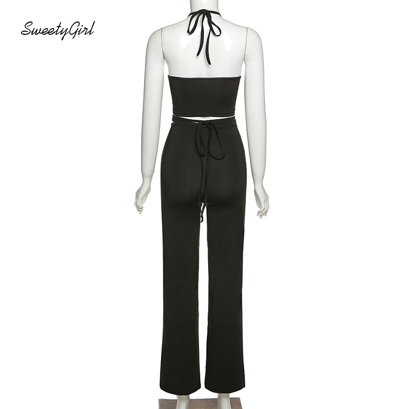 Set Áo Sát Nách + Quần Ống Rộng Dáng Suông Thời Trang Cho Nữ