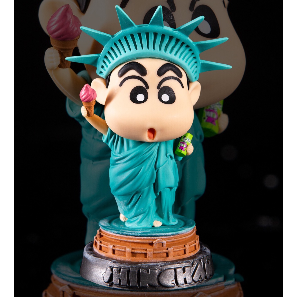 Mô hình Shin cosplay thần tự do dễ thương trang trí bàn làm việc, quà tặng