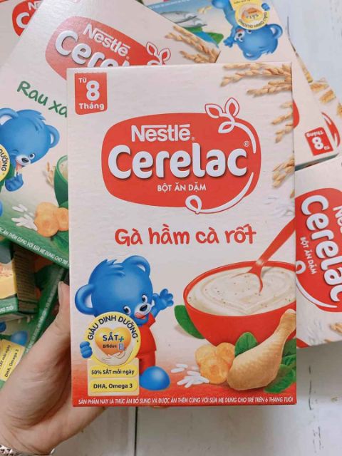 Bột ăn dặm Nestle cho bé 8m