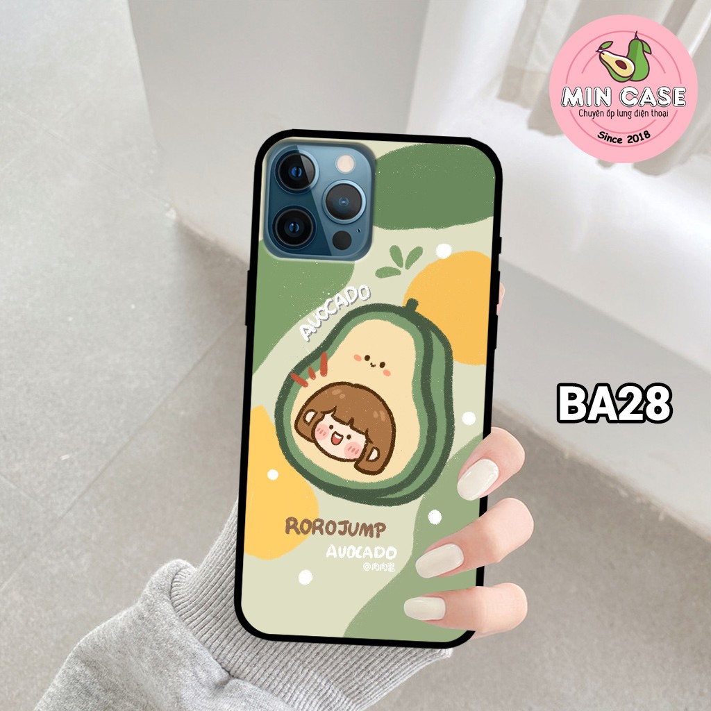 Ốp lưng iPhone in hình hoa quả, trái bơ cho iPhone 6/6plus/6s/6splus/7/7plus/8/8plus/x/xr/xs/11/12/pro/promax