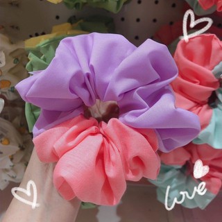Cột Tóc Vải Scrunchies 2 Màu