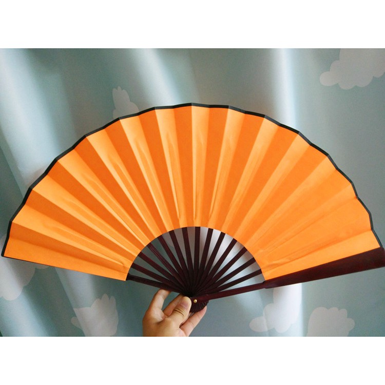 Quạt cổ trang nam Hoa sen loại to