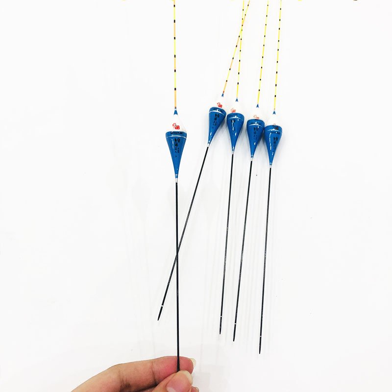 Phao câu cá nano, câu đơn câu đài màu xanh câu cá nhạy, có đủ thông số mã A-006