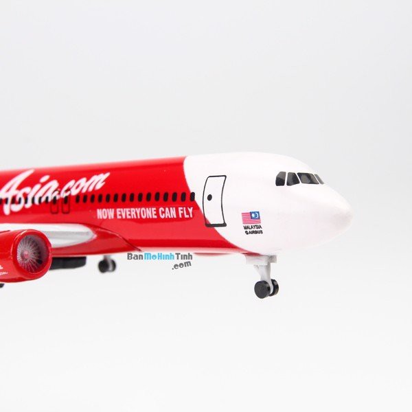 Mô hình máy bay Air Asia Airbus A320 20cm Everfly