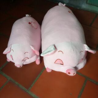 Gối ôm 3d heo hí 75cm