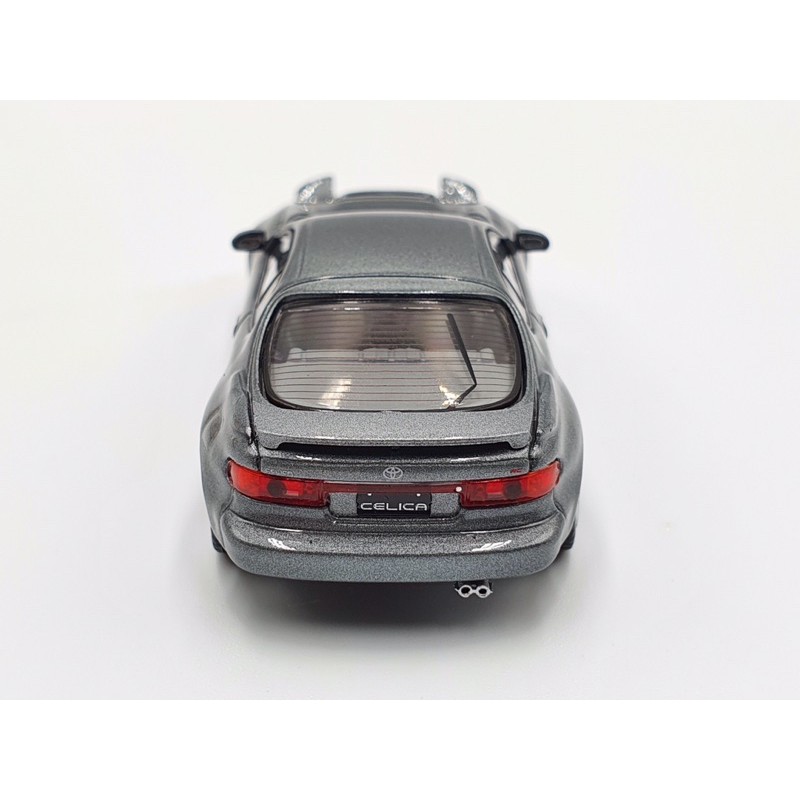 Xe Mô Hình Toyota Celica GT-Four (ST185) Tỉ lệ 1:64 Hãng sản xuất Pop Race ( Xám )