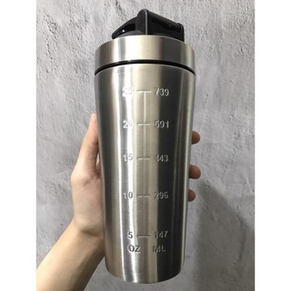 Bình Nước Thể Thao Shaker Dymatize Inox 700ml - Authentic 100%