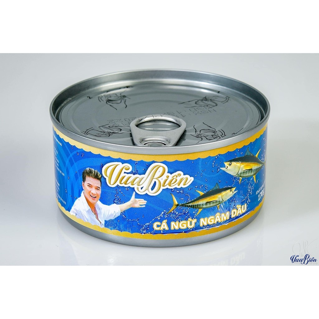 CÁ NGỪ NGÂM DẦU TUNA IN OIL VUA BIỂN / ĐÀM VĨNH HƯNG 170G HSD 23/06/2024