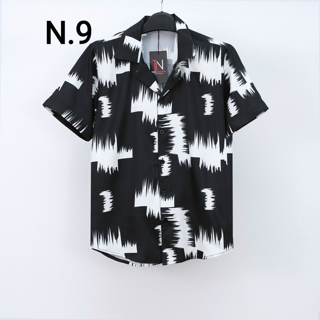 Áo sơ mi nam tenji sm06tj sơ mi nam chất lụa tay ngắn nhiều mẫu mẫu mới cá tính thời trang tenji store 6 (44 - 72KG)