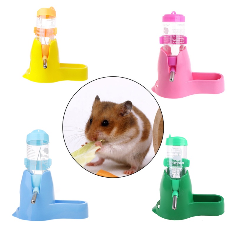 Hộp Đựng Thức Ăn Nước Uống Tự Động Có Móc Treo Tiện Dụng Cho Thỏ / Vẹt