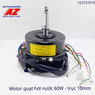 Motor quạt hơi nước 220V-60W, ĐK trục 10mm, quay ngược chiều