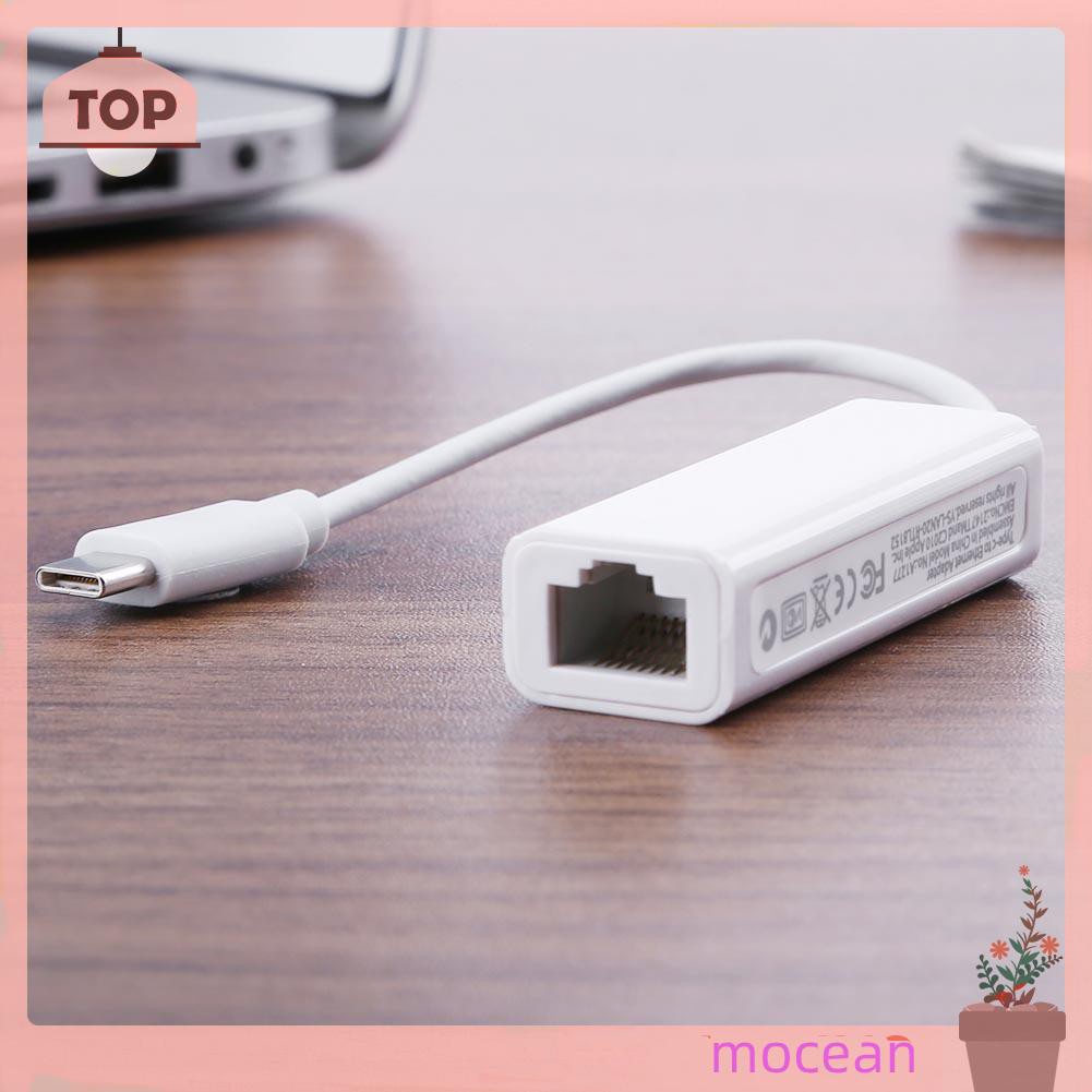 Bộ Chuyển Đổi Thẻ Mạng Lan Mocean Usb 3.1 Type-C Gigabit Rj45