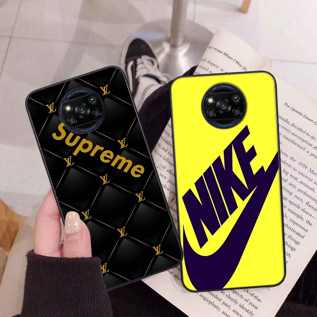 Ốp Xiaomi Poco X3 / Poco X3 Pro in hình thương hiệu L.V, N.I.K.E cá tính, đẳng cấp