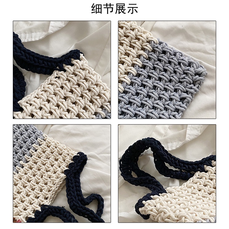 Túi xách JASMIN NOIR màu tương phản thời trang cho nữ