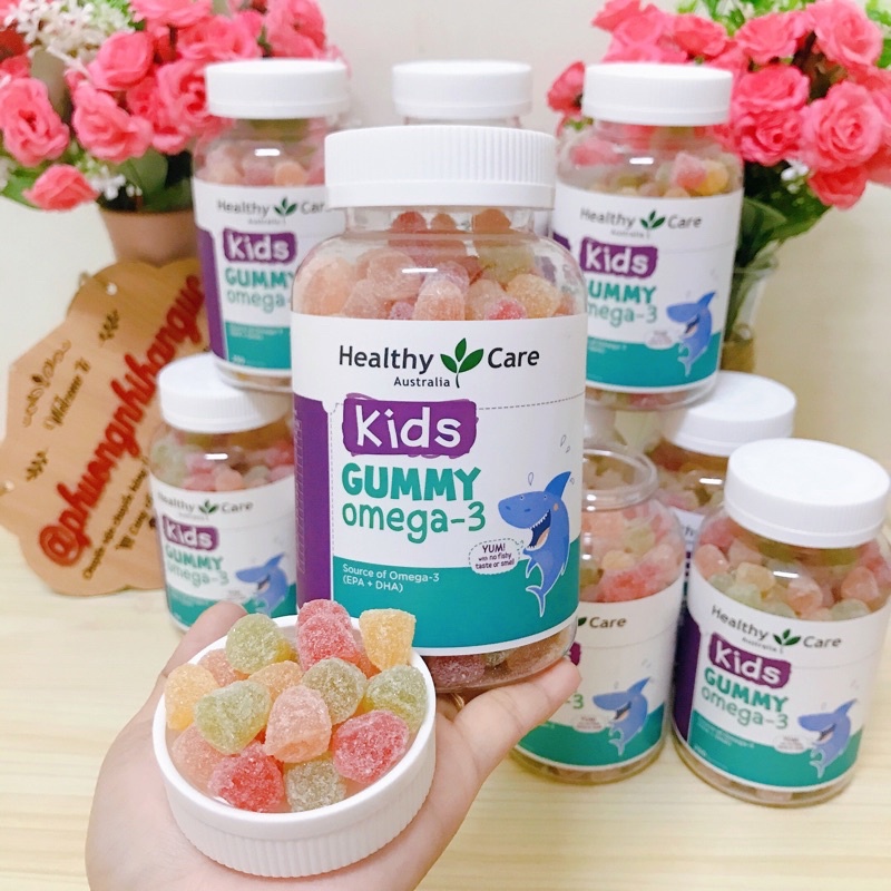 KẸO GUMMY OMEGA 3 HEALTHY CARE CHO BÉ TRÊN 2 TUỔI