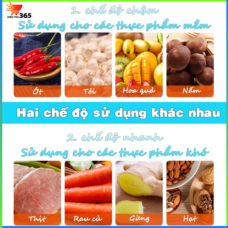 Máy xay thịt đa năng CHIGO bảo hành chính hãng 12 tháng, máy xay đa năng nhà bếp công suất 300W - khoẻ - tiện dụng 01