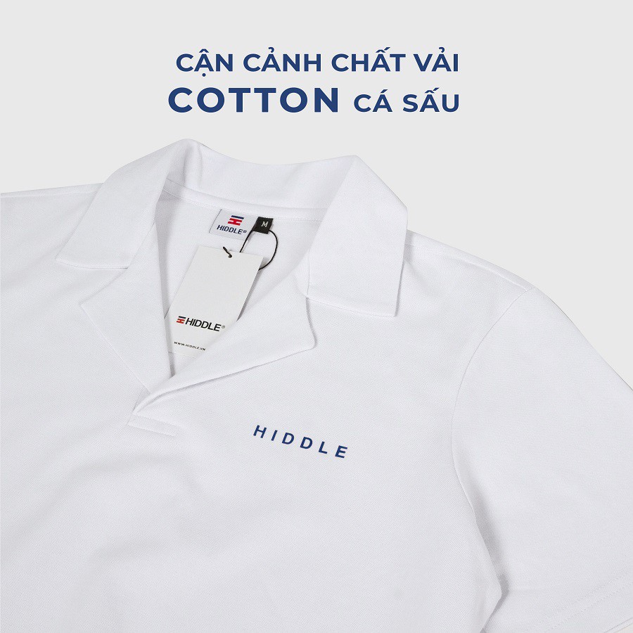 Áo polo nam cổ vest chất cotton cao cấp co giãn 4 chiều HIDDLE 3011205/3011206